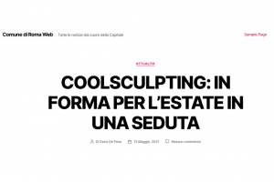 Raccontiamo la coolsculpting di Allergan a Roma